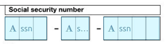 Three SSN Fields