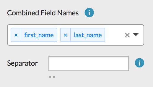 Combined Field Names